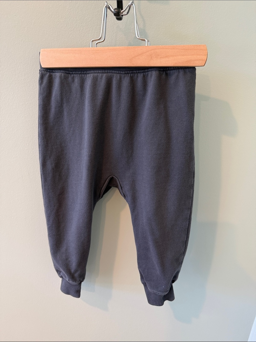 Pehr 12-18M Charcoal Jogger Pants